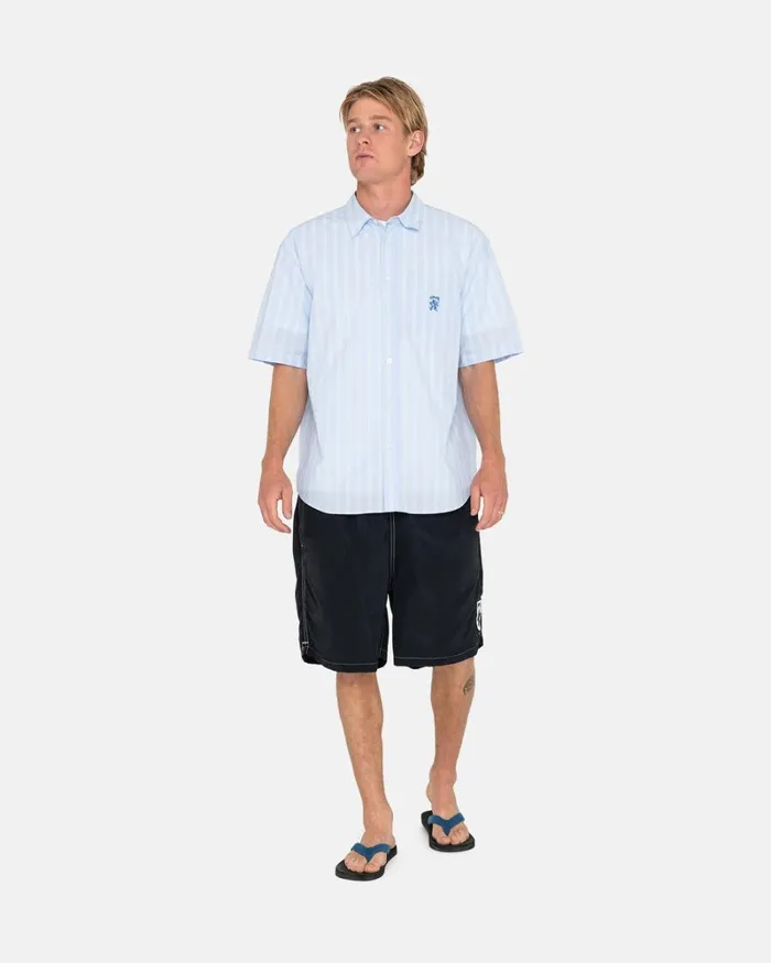 Shorts Men Stussy SURFMAN PATCH WATER SHORT Black Shorts Men Stussy SURFMAN PATCH WATER SHORT Black