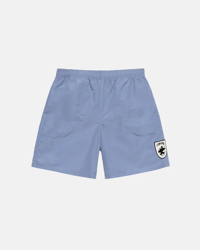Shorts Men Stussy SURFMAN PATCH WATER SHORT Blue
