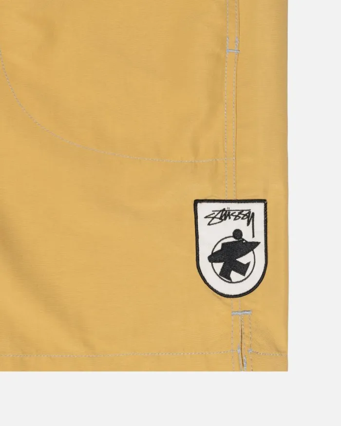 Shorts Men Stussy SURFMAN PATCH WATER SHORT Sulphur Shorts Men Stussy SURFMAN PATCH WATER SHORT Sulphur