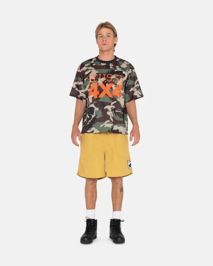 Shorts Men Stussy SURFMAN PATCH WATER SHORT Sulphur Shorts Men Stussy SURFMAN PATCH WATER SHORT Sulphur