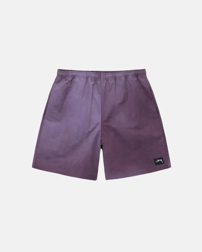 Shorts Men Stussy WAVE DYE NYLON SHORT Purple