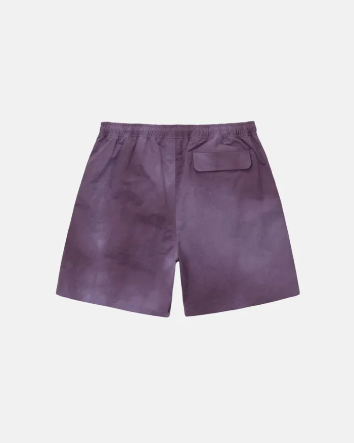 Shorts Men Stussy WAVE DYE NYLON SHORT Purple Shorts Men Stussy WAVE DYE NYLON SHORT Purple