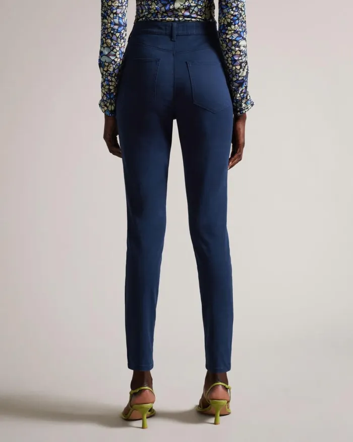 Skinny Fit Sateen Jeans Dark Blue Women Ted Baker Clothing Skinny Fit Sateen Jeans Dark Blue Women Ted Baker Clothing