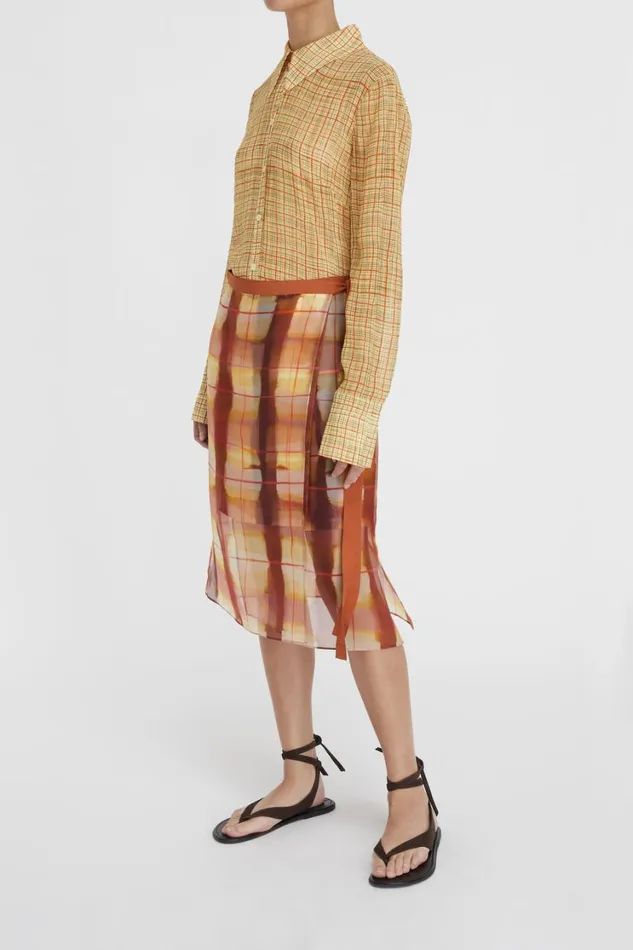 Skirts Women Lee Mathews Amelie Wrap Skirt Skirts Women Lee Mathews Amelie Wrap Skirt