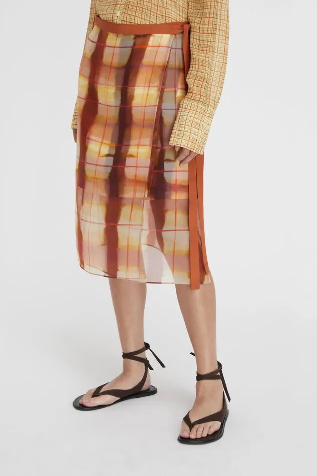 Skirts Women Lee Mathews Amelie Wrap Skirt Skirts Women Lee Mathews Amelie Wrap Skirt
