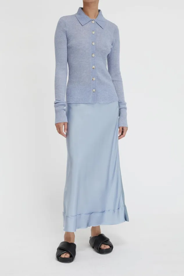 Skirts Women Lee Mathews Stella Silk Satin Skirt Skirts Women Lee Mathews Stella Silk Satin Skirt