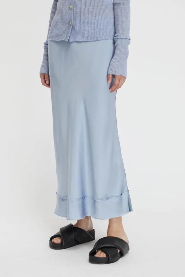 Skirts Women Lee Mathews Stella Silk Satin Skirt Skirts Women Lee Mathews Stella Silk Satin Skirt