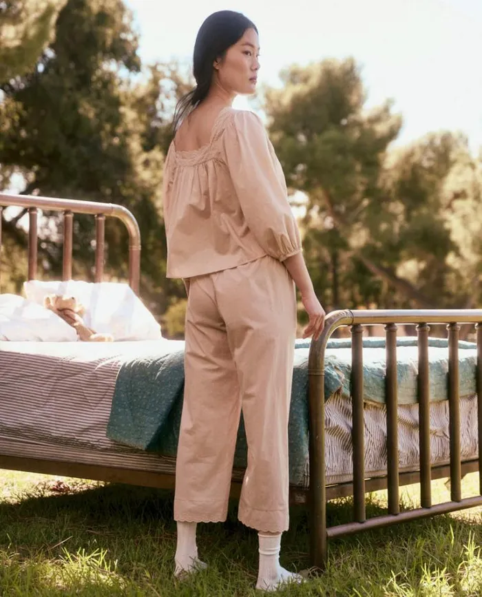 Sleep Bottoms Women039s The Great The Eyelet Easy Sleep Pant Soft Rosette