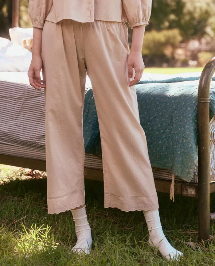 Sleep Bottoms Women039s The Great The Eyelet Easy Sleep Pant Soft Rosette