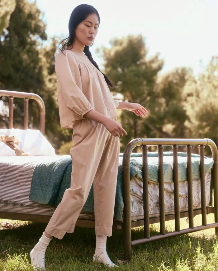 Sleep Bottoms Women039s The Great The Eyelet Easy Sleep Pant Soft Rosette