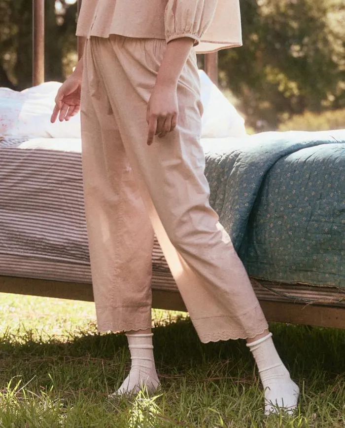 Sleep Bottoms Women039s The Great The Eyelet Easy Sleep Pant Soft Rosette