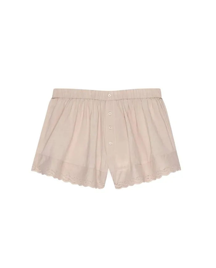 Sleep Bottoms Women039s The Great The Eyelet Tap Short Soft Rosette