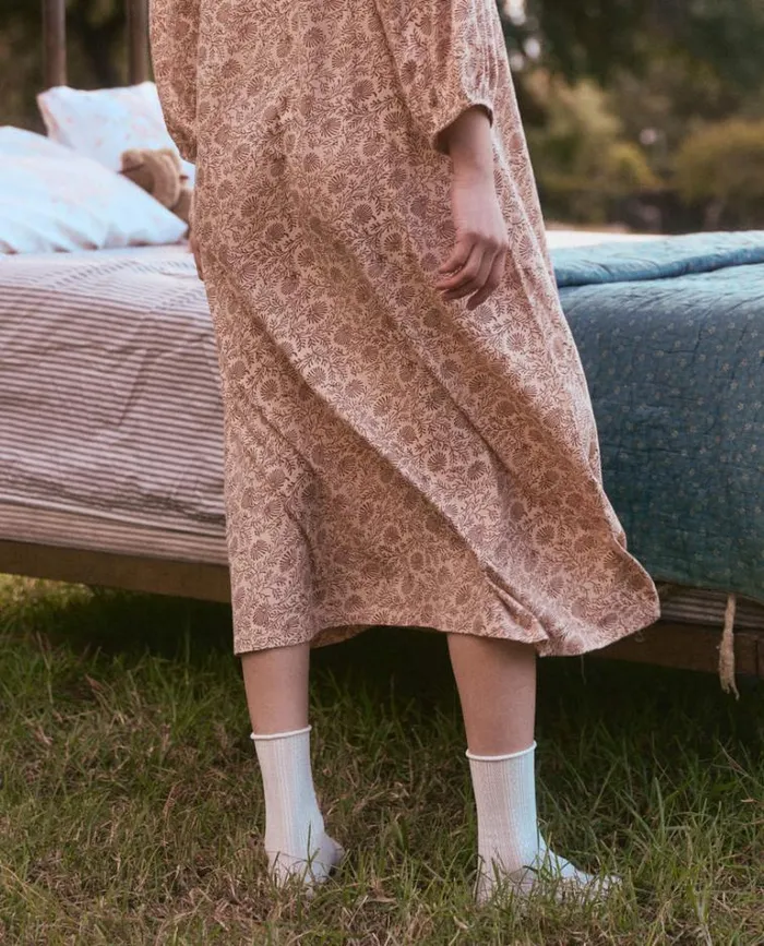 Sleep Dresses Women039s The Great The Romantic Sleep Dress Pink Clay Feather Grass