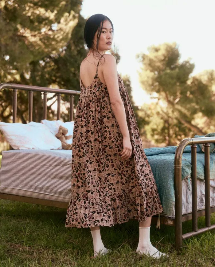 Sleep Dresses Women039s The Great The Ruffle Tank Night Dress Canyon Floral