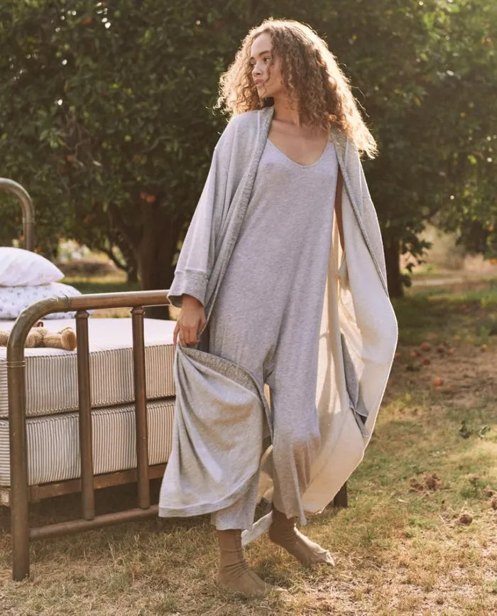 Sleep Robes Women039s The Great The Sweatshirt Robe Heather Grey