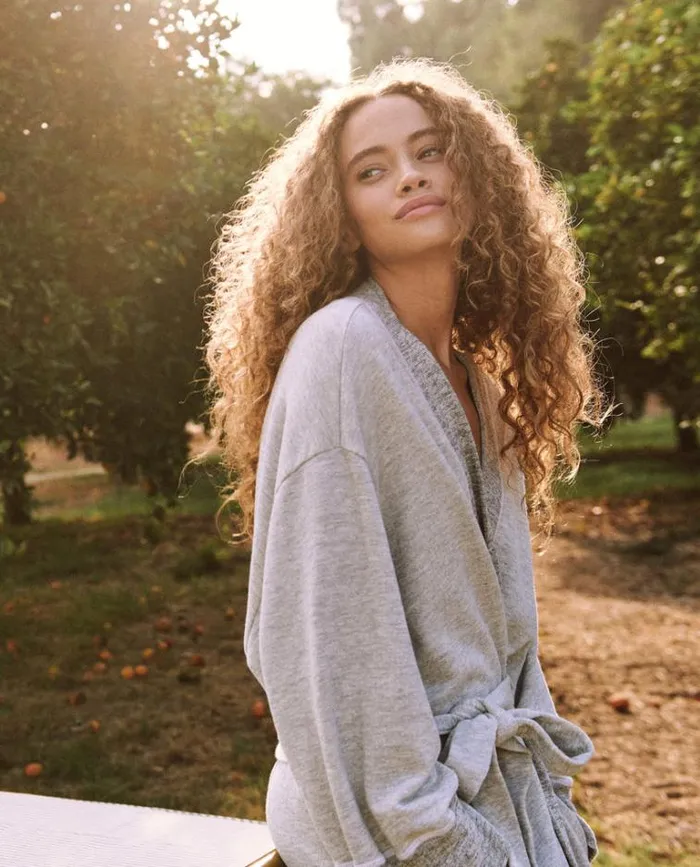Sleep Robes Women039s The Great The Sweatshirt Robe Heather Grey
