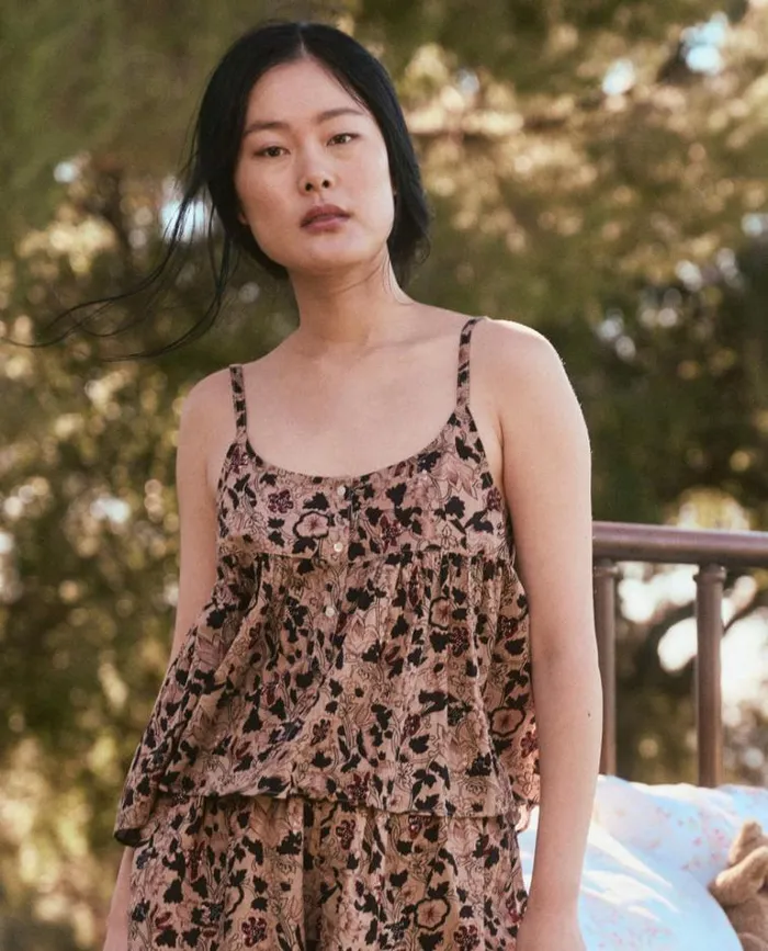 Sleep Tops Women039s The Great The Nightime Cami Canyon Floral