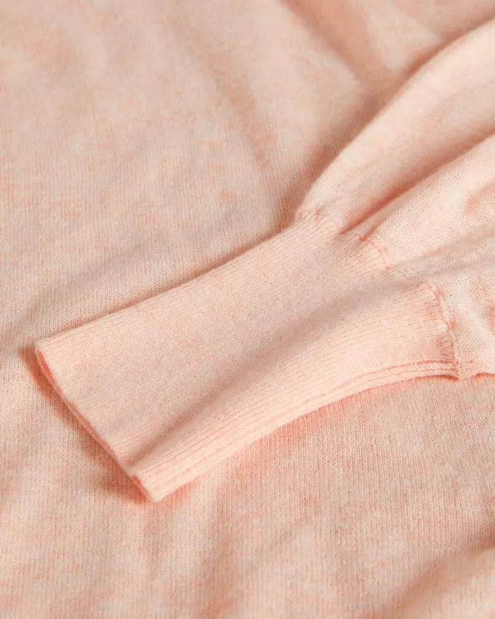 Sleeve Detailed Jumper Pink Women Ted Baker Sweaters Sleeve Detailed Jumper Pink Women Ted Baker Sweaters