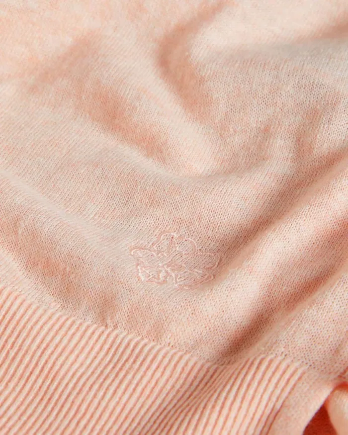 Sleeve Detailed Jumper Pink Women Ted Baker Sweaters Sleeve Detailed Jumper Pink Women Ted Baker Sweaters