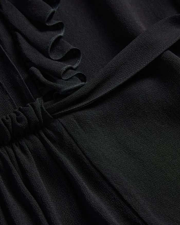 Sleeveless Frilled Top Black Women Ted Baker Clothing Sleeveless Frilled Top Black Women Ted Baker Clothing