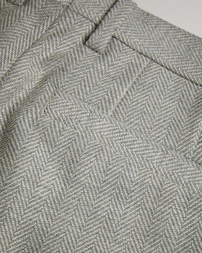 Slim Fit Herringbone Trousers Gray Men Ted Baker Clothing Slim Fit Herringbone Trousers Gray Men Ted Baker Clothing