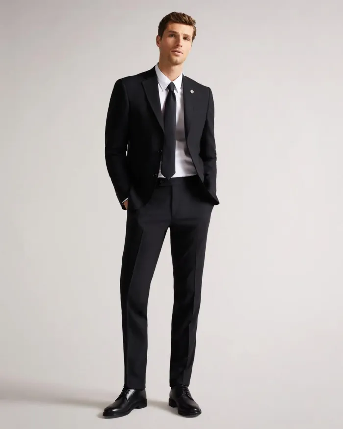Slim Fit Suit Trousers Black Men Ted Baker Clothing Slim Fit Suit Trousers Black Men Ted Baker Clothing