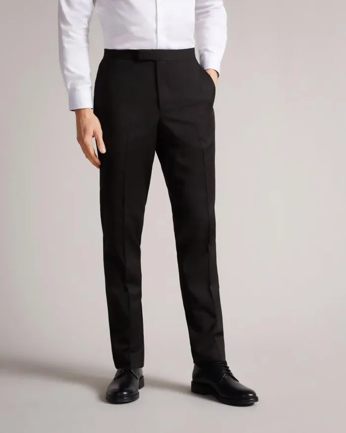 Slim Fit Tuxedo Suit Trousers Black Men Ted Baker Clothing Slim Fit Tuxedo Suit Trousers Black Men Ted Baker Clothing