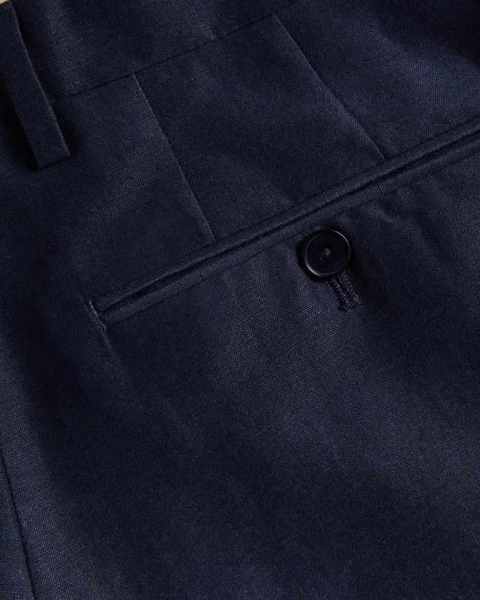 Slim Fit Wool Linen Trousers Navy Men Ted Baker Clothing Slim Fit Wool Linen Trousers Navy Men Ted Baker Clothing