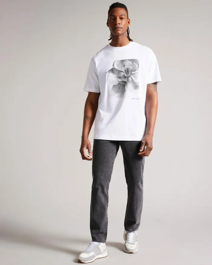Slim Leg Denim Jeans Gray Men Ted Baker Clothing Slim Leg Denim Jeans Gray Men Ted Baker Clothing