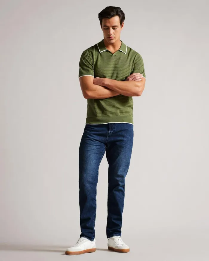 Slim Leg Denim Jeans Medium Blue Men Ted Baker Clothing Slim Leg Denim Jeans Medium Blue Men Ted Baker Clothing