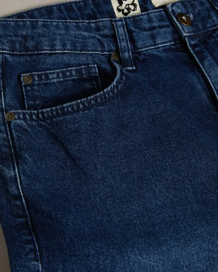 Slim Leg Denim Jeans Medium Blue Men Ted Baker Clothing Slim Leg Denim Jeans Medium Blue Men Ted Baker Clothing