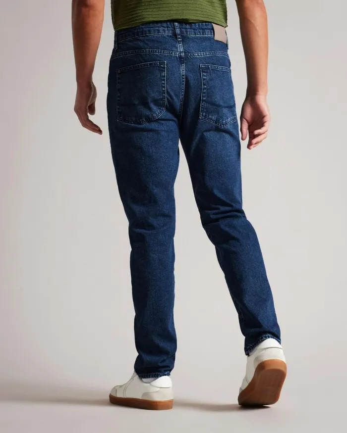Slim Leg Denim Jeans Medium Blue Men Ted Baker Clothing Slim Leg Denim Jeans Medium Blue Men Ted Baker Clothing