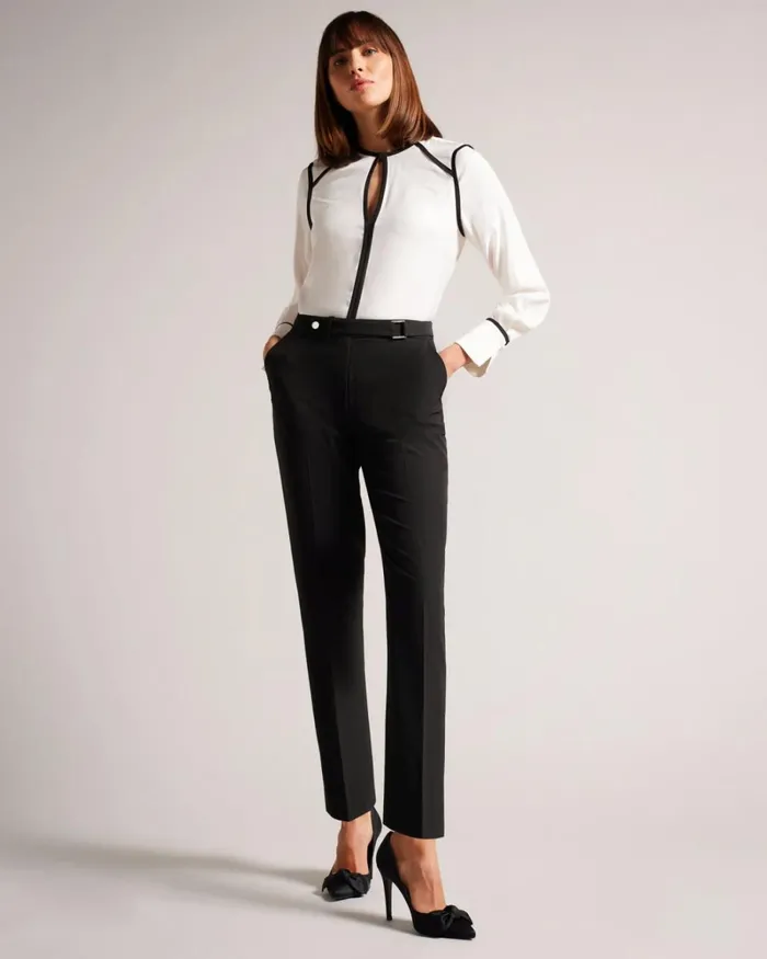 Slim Tailored Trouser Black Women Ted Baker Pants and Shorts Slim Tailored Trouser Black Women Ted Baker Pants and Shorts