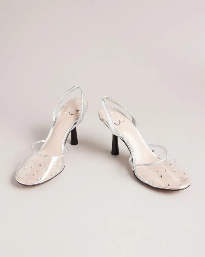 Slingback Diamante Heels Clear Women Ted Baker Heels Slingback Diamante Heels Clear Women Ted Baker Heels