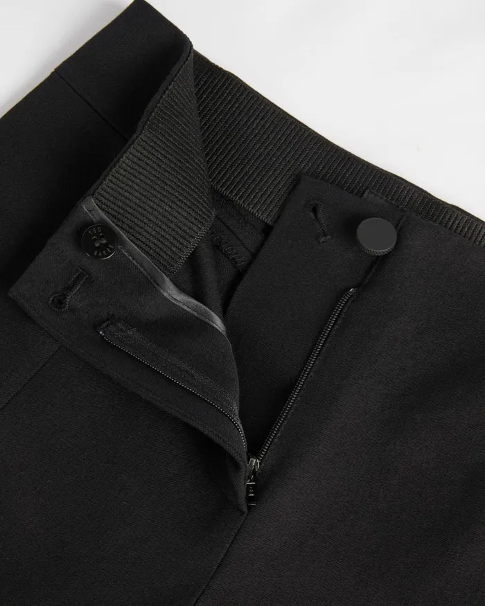 Slit Detail Trousers Black Women Ted Baker Clothing Slit Detail Trousers Black Women Ted Baker Clothing