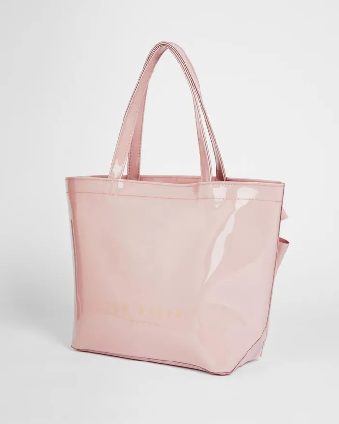 Small Icon Bag With Knot Bow Pale Pink Women Ted Baker Bags