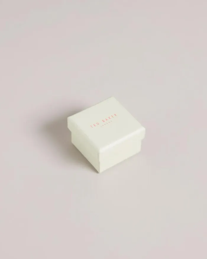 Small Square Hinge Earrings Gold Color Women Ted Baker Jewelry