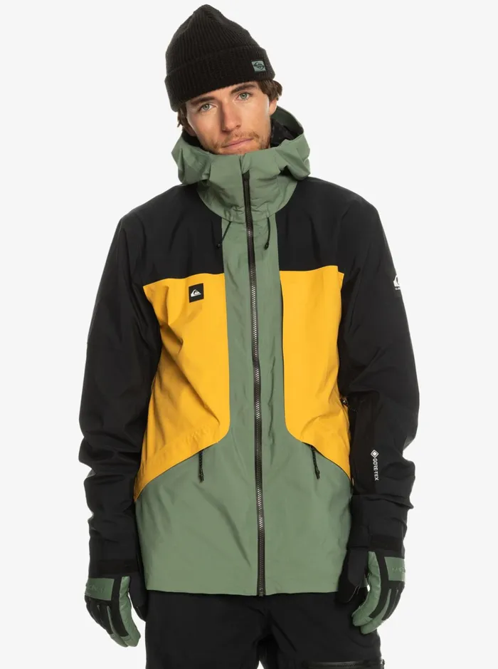 Snow Jackets Men Quiksilver Forever Stretch GoreTex Technical Snow Jacket Laurel Wreath Snow Jackets Men Quiksilver Forever Stretch GoreTex Technical Snow Jacket Laurel Wreath