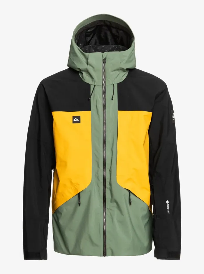 Snow Jackets Men Quiksilver Forever Stretch GoreTex Technical Snow Jacket Laurel Wreath Snow Jackets Men Quiksilver Forever Stretch GoreTex Technical Snow Jacket Laurel Wreath