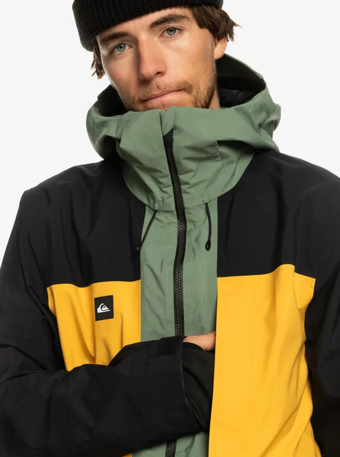 Snow Jackets Men Quiksilver Forever Stretch GoreTex Technical Snow Jacket Laurel Wreath Snow Jackets Men Quiksilver Forever Stretch GoreTex Technical Snow Jacket Laurel Wreath