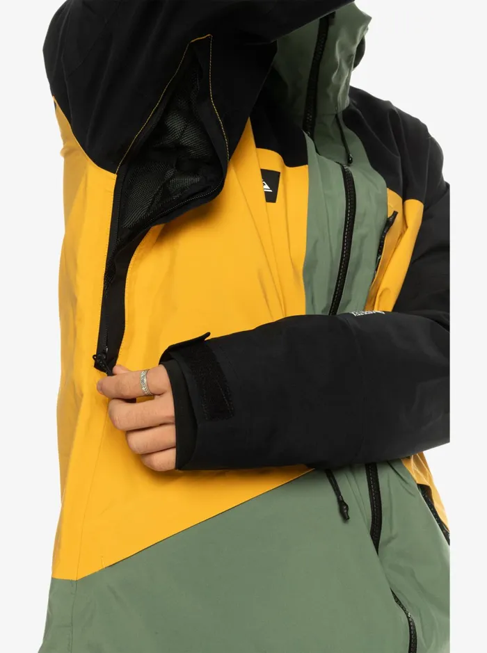 Snow Jackets Men Quiksilver Forever Stretch GoreTex Technical Snow Jacket Laurel Wreath Snow Jackets Men Quiksilver Forever Stretch GoreTex Technical Snow Jacket Laurel Wreath