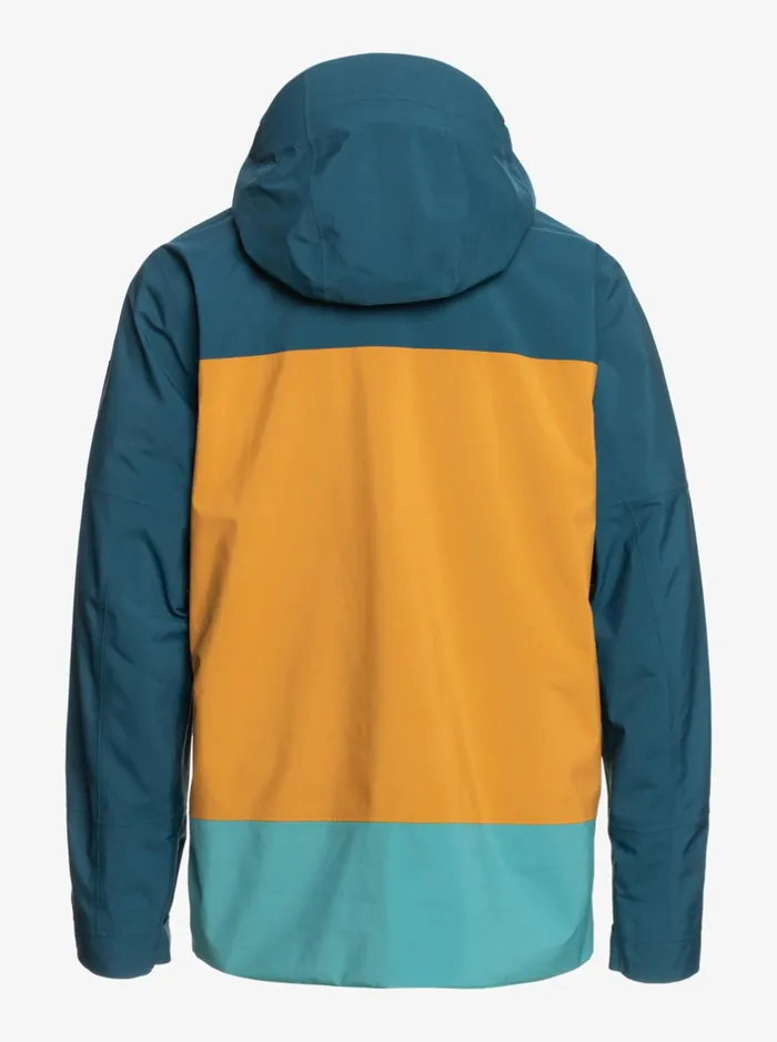 Snow Jackets Men Quiksilver Forever Stretch GoreTex Technical Snow Jacket Majolica Blue Snow Jackets Men Quiksilver Forever Stretch GoreTex Technical Snow Jacket Majolica Blue