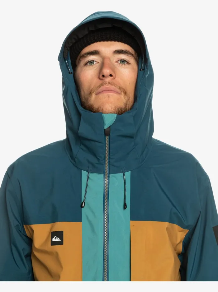 Snow Jackets Men Quiksilver Forever Stretch GoreTex Technical Snow Jacket Majolica Blue Snow Jackets Men Quiksilver Forever Stretch GoreTex Technical Snow Jacket Majolica Blue