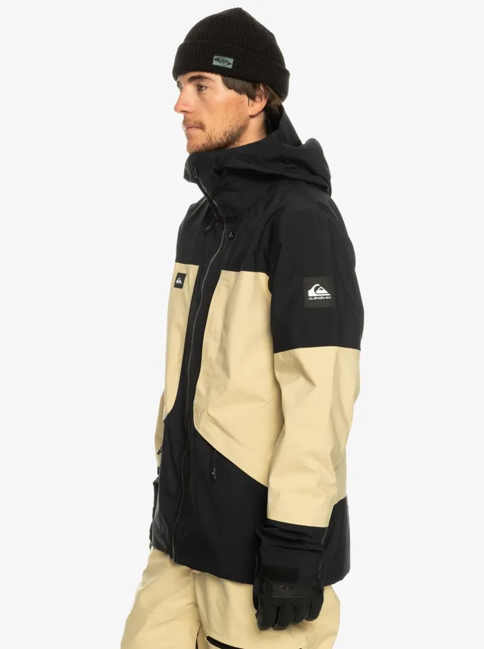 Snow Jackets Men Quiksilver Forever Stretch GoreTex Technical Snow Jacket Pale Khaki Snow Jackets Men Quiksilver Forever Stretch GoreTex Technical Snow Jacket Pale Khaki