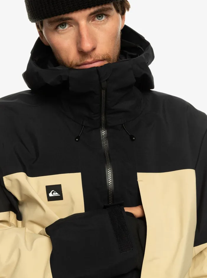 Snow Jackets Men Quiksilver Forever Stretch GoreTex Technical Snow Jacket Pale Khaki Snow Jackets Men Quiksilver Forever Stretch GoreTex Technical Snow Jacket Pale Khaki
