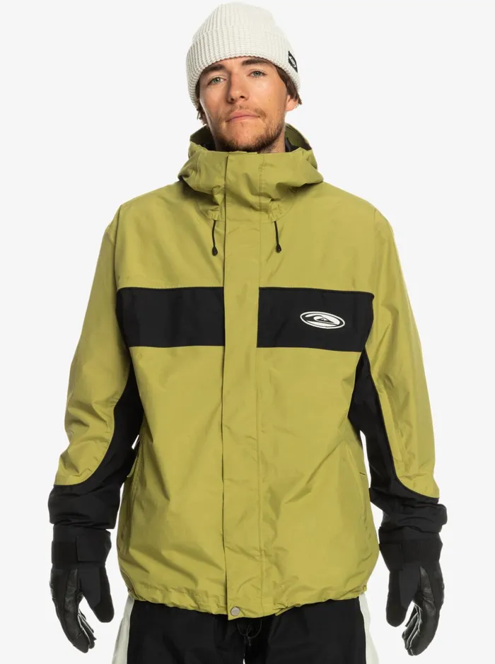 Snow Jackets Men Quiksilver High Altitude GoreTex Technical Snow Jacket Green Olive Snow Jackets Men Quiksilver High Altitude GoreTex Technical Snow Jacket Green Olive