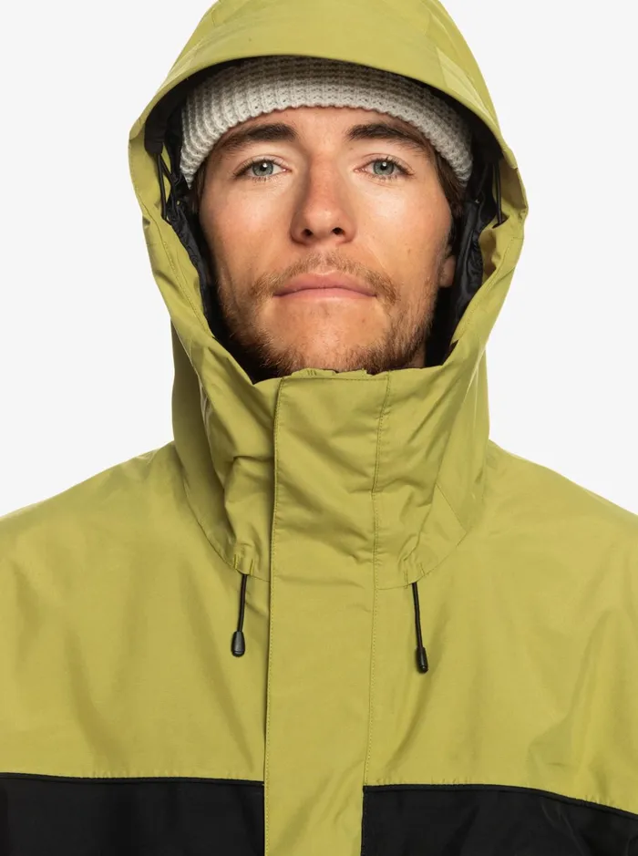 Snow Jackets Men Quiksilver High Altitude GoreTex Technical Snow Jacket Green Olive Snow Jackets Men Quiksilver High Altitude GoreTex Technical Snow Jacket Green Olive