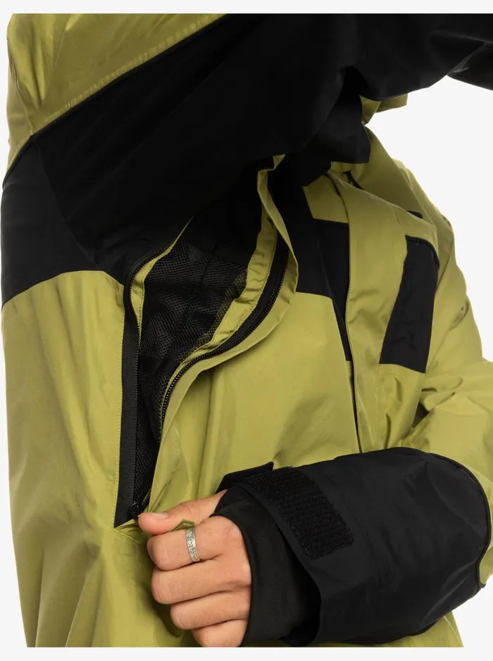 Snow Jackets Men Quiksilver High Altitude GoreTex Technical Snow Jacket Green Olive Snow Jackets Men Quiksilver High Altitude GoreTex Technical Snow Jacket Green Olive