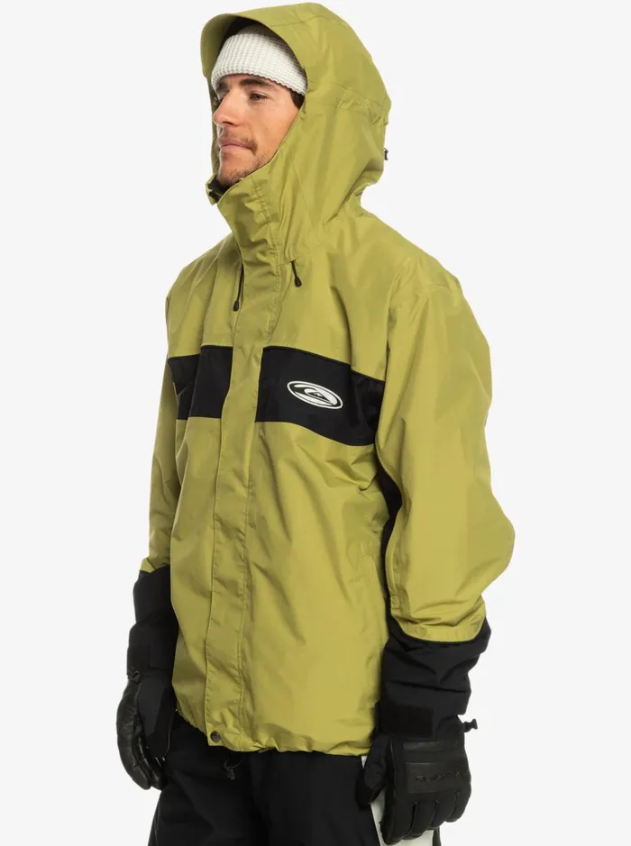 Snow Jackets Men Quiksilver High Altitude GoreTex Technical Snow Jacket Green Olive Snow Jackets Men Quiksilver High Altitude GoreTex Technical Snow Jacket Green Olive