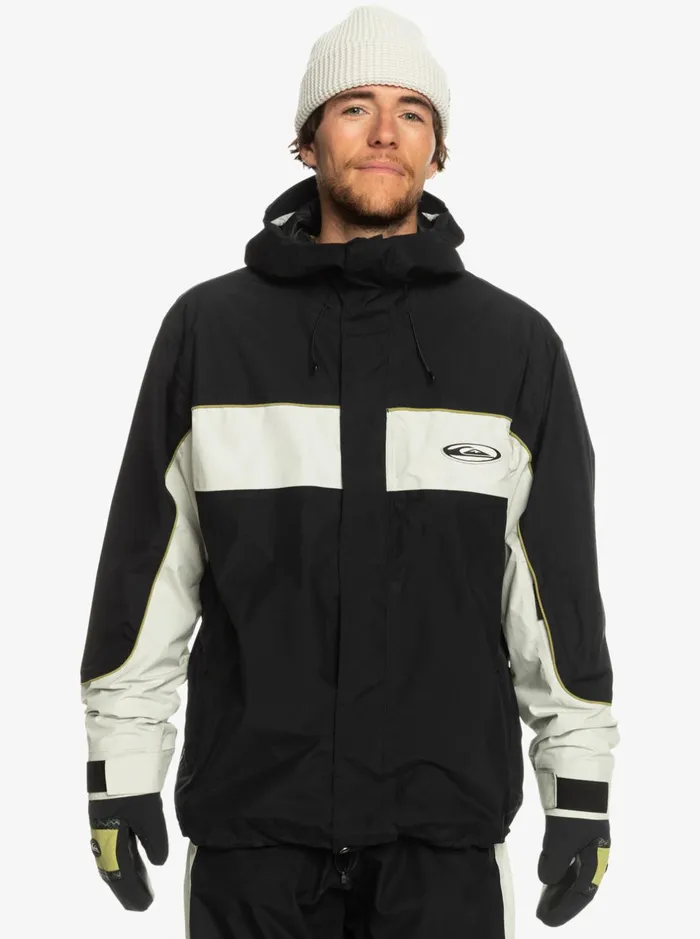 Snow Jackets Men Quiksilver High Altitude GoreTex Technical Snow Jacket True Black Snow Jackets Men Quiksilver High Altitude GoreTex Technical Snow Jacket True Black